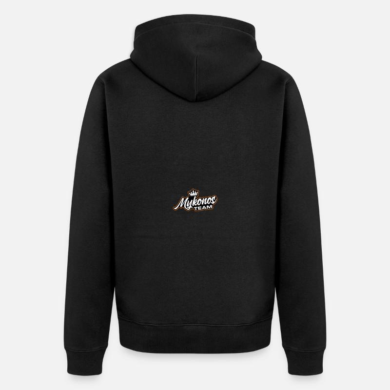 L’équipe de Mykonos - Veste à capuche bio Premium Unisexe - noir