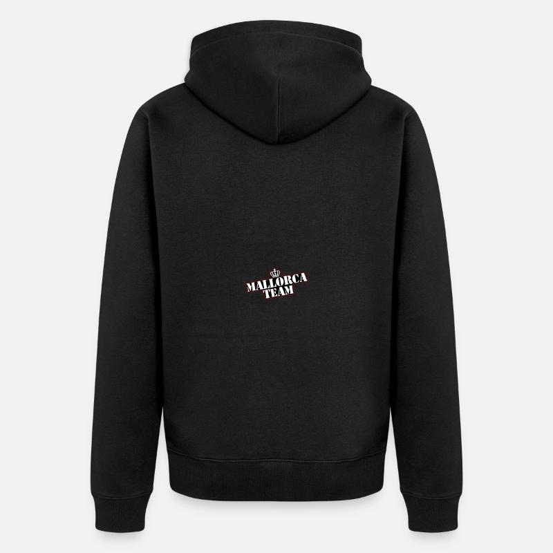 Équipe de Majorque - Veste à capuche bio Premium Unisexe - noir