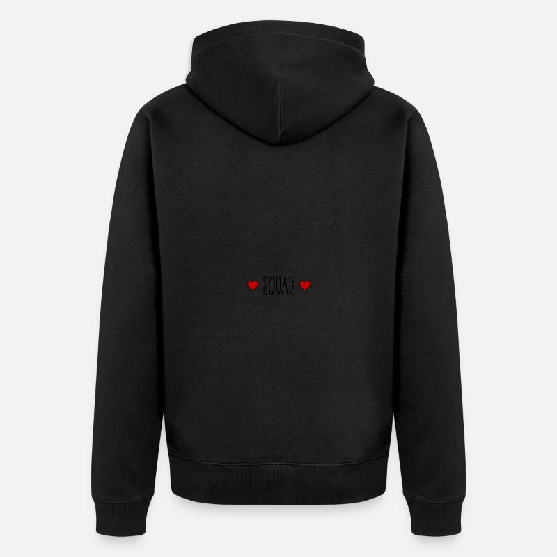 Cœur d’escouade - Veste à capuche bio Premium Unisexe - noir