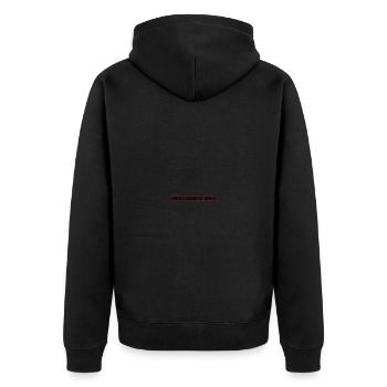Mallorca 2024 - Unisex Premium Bio Zip Hoodie - Schwarz - Hinten - Nico (187cm)
