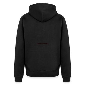 Sables d’or 2024 - Veste à capuche bio Premium Unisexe - noir - Dos - Nico (187cm)