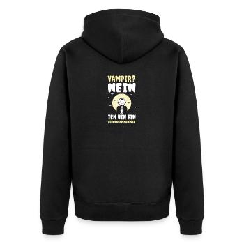 Costume d’Halloween Chauve-souris Halloween - Veste à capuche bio Premium Unisexe - noir - Dos - Nico (187cm)