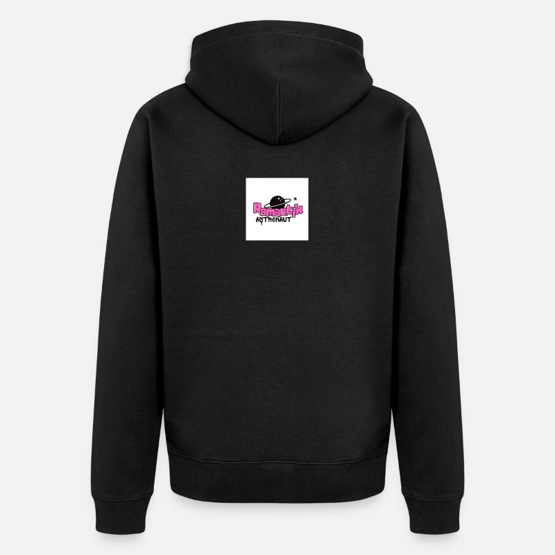 Romance Astronaute - Veste à capuche bio Premium Unisexe - noir