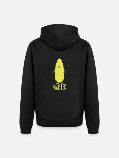 Meister - Unisex Premium Bio Zip Hoodie - Schwarz