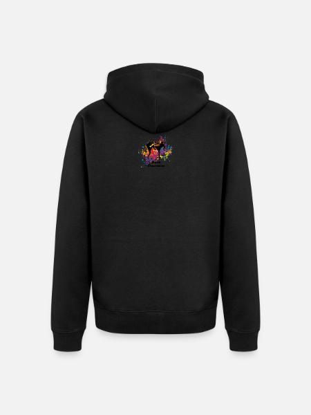 French Boxing - Unisex Premium Organic Zip Hoodie - black