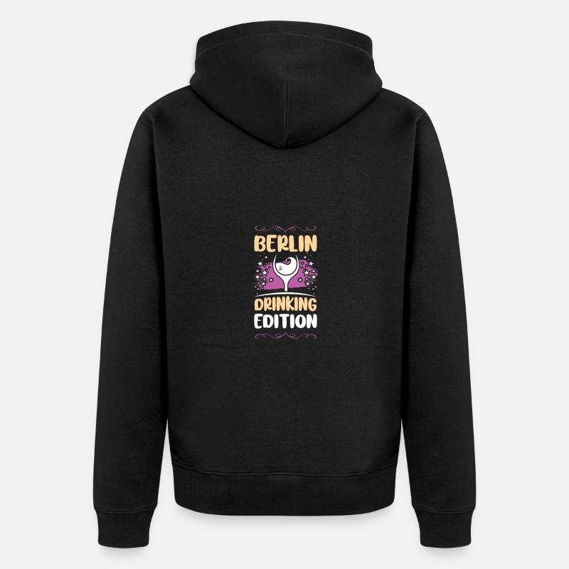 Fête de Berlin - Veste à capuche bio Premium Unisexe - noir