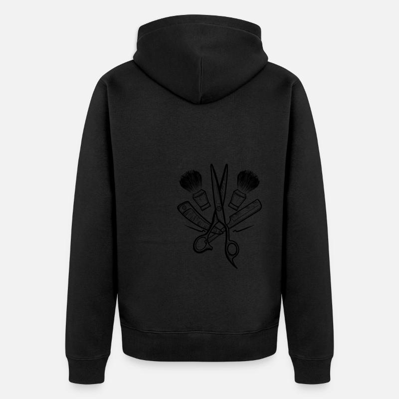 Coiffeur - Veste à capuche bio Premium Unisexe - noir