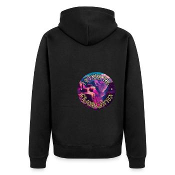 J’ai fait de la randonnée dans le Grand Canyon Arizona Men Women - Veste à capuche bio Premium Unisexe - noir - Dos - Nico (187cm)