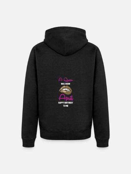 Sternzeichen Widder - Unisex Premium Bio Zip Hoodie - Schwarz