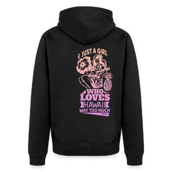 Hawaii Vacation Aloha Cadeau hawaïen d’été - Veste à capuche bio Premium Unisexe - noir - Dos - Nico (187cm)