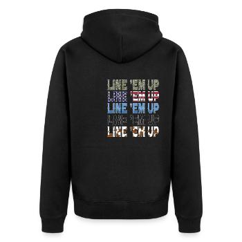Rodéo du sud de Howdy Country - Veste à capuche bio Premium Unisexe - noir - Dos - Nico (187cm)