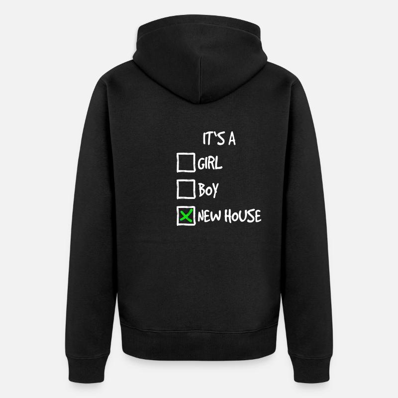 Fier nouveau propriétaire - Veste à capuche bio Premium Unisexe - noir