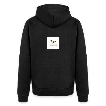 Cocker forever - Veste à capuche bio Premium Unisexe - noir - Dos - Nico (187cm)