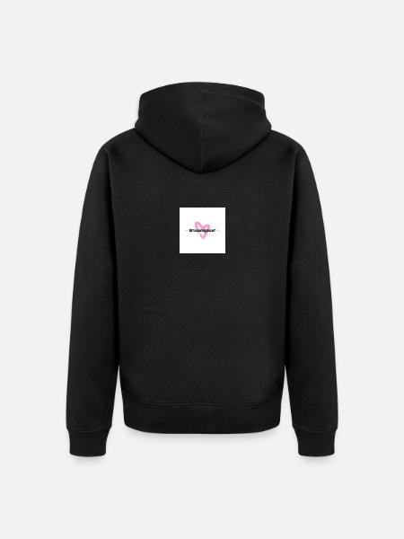 Traumpaar 2024 - Unisex Premium Bio Zip Hoodie - Schwarz