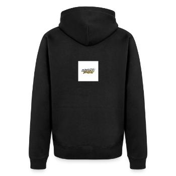 IMG 20250209 WA0005 - Unisex Premium Organic Zip Hoodie - black - Back - Nico (187cm)
