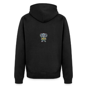 Mammut Bande dessinée Cool Été - Veste à capuche bio Premium Unisexe - noir - Dos - Nico (187cm)