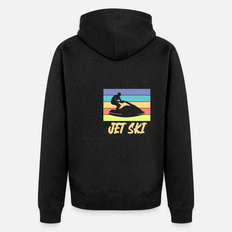 jet ski - Veste à capuche bio Premium Unisexe - noir