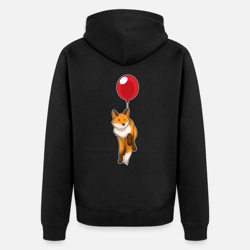 Ballon Renard - Veste à capuche bio Premium Unisexe - noir