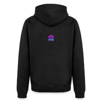 Los Santos - Veste à capuche bio Premium Unisexe - noir - Dos - Nico (187cm)