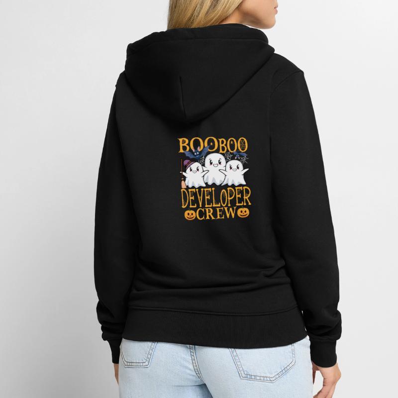Developer Software Developer Computer Scientist Coder Unisex Premium Organic Zip Hoodie