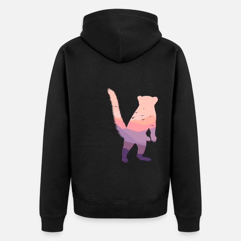 Coati - Veste à capuche bio Premium Unisexe - noir