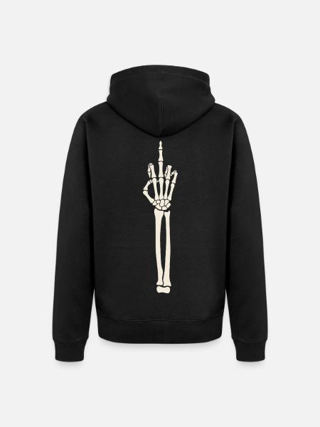 Fuck Halloween - Unisex Premium Bio Zip Hoodie - Schwarz