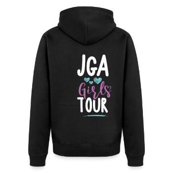 Jga Bachelorette Girls Tour - Veste à capuche bio Premium Unisexe - noir - Dos - Nico (187cm)
