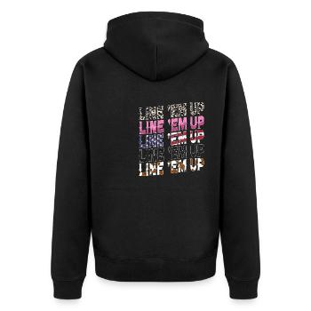 Rodéo du sud de Howdy Country - Veste à capuche bio Premium Unisexe - noir - Dos - Nico (187cm)