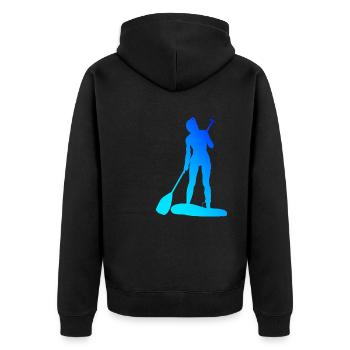 Standup Paddle Standup Paddle Sup Femme - Veste à capuche bio Premium Unisexe - noir - Dos - Nico (187cm)