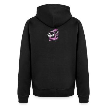 Bus driver Bus drivers Gift - Unisex Premium Organic Zip Hoodie - black - Back - Nico (187cm)