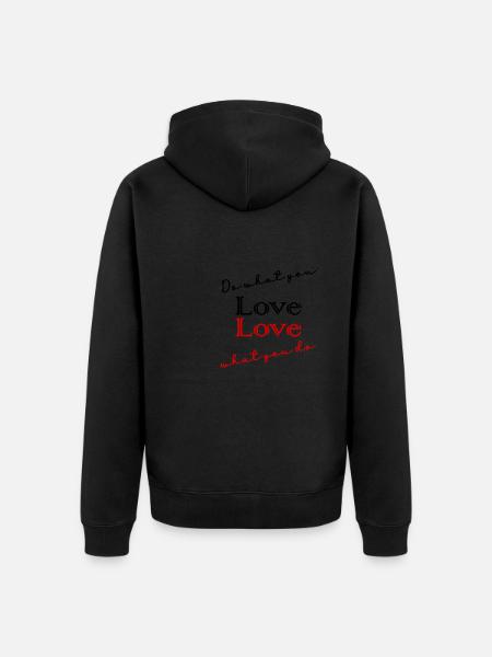 QUOTE,QUOTES,MESSAGE, MESSAGE,HUMOR - Unisex Premium Organic Zip Hoodie - black