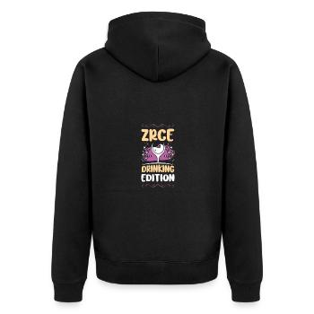 Fête de Zrce Vacances - Veste à capuche bio Premium Unisexe - noir - Dos - Nico (187cm)