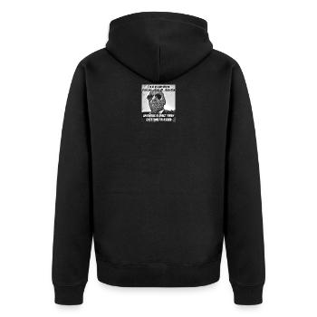 Fuck You - Fuck Off - Fuck That - Veste à capuche bio Premium Unisexe - noir - Dos - Nico (187cm)