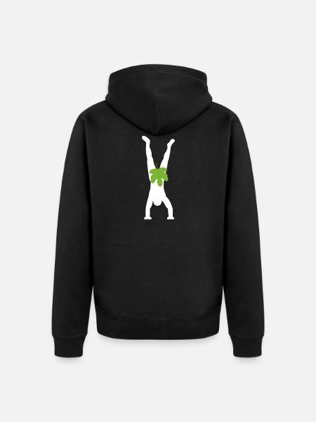 handstand - Veste à capuche bio Premium Unisexe - noir
