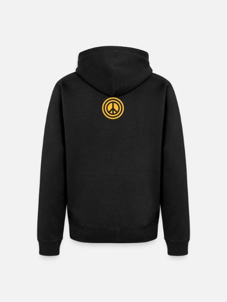 kreisicon32 - Unisex Premium Bio Zip Hoodie - Schwarz