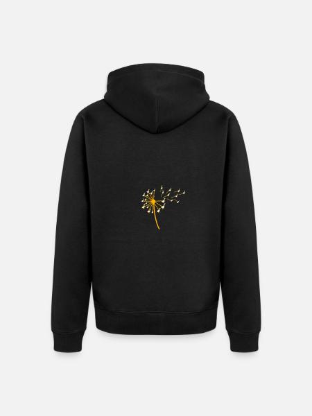 Goose - Unisex Premium Organic Zip Hoodie - black