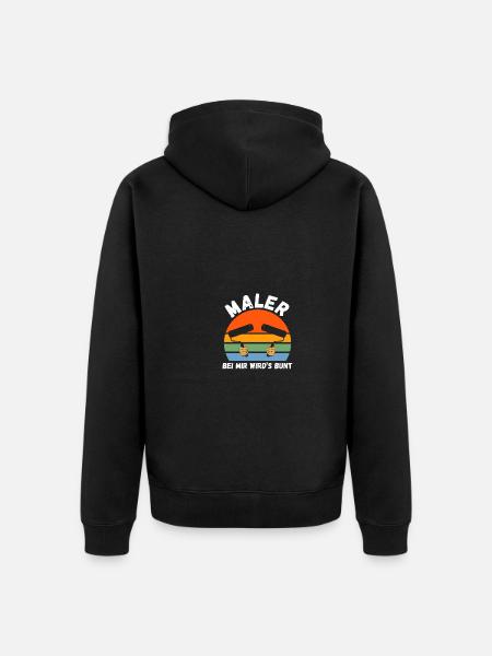 Master Painter Journeyman Painter - Unisex Premium Organic Zip Hoodie - black