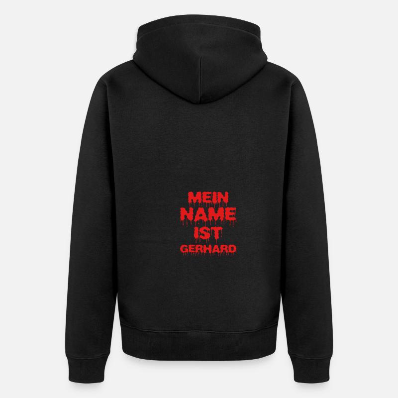 Gerhard - Veste à capuche bio Premium Unisexe - noir