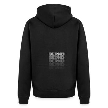 Bernd - Veste à capuche bio Premium Unisexe - noir - Dos - Nico (187cm)