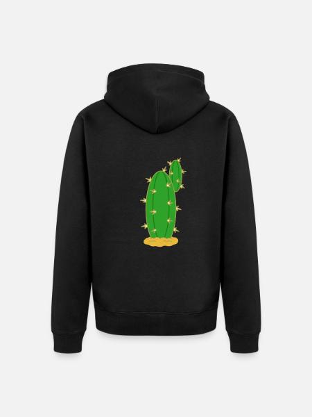 Cactus N°5 - Veste à capuche bio Premium Unisexe - noir