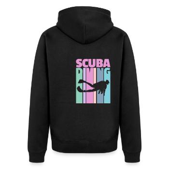 Scuba Diving - Diving Expert Ocean Depth Scuba - Veste à capuche bio Premium Unisexe - noir - Dos - Nico (187cm)