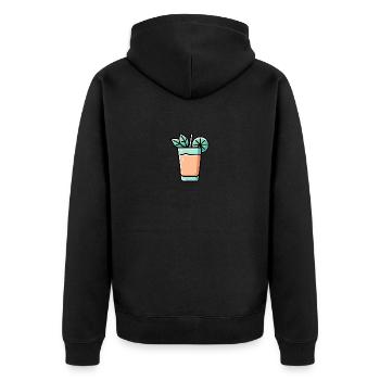Mai Tai Cocktail - Veste à capuche bio Premium Unisexe - noir - Dos - Nico (187cm)