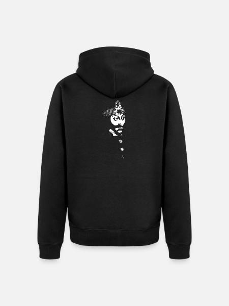 vlad - Unisex Premium Organic Zip Hoodie - black