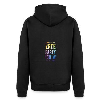 Dire de l’équipe de fête Zrce - Veste à capuche bio Premium Unisexe - noir - Dos - Nico (187cm)