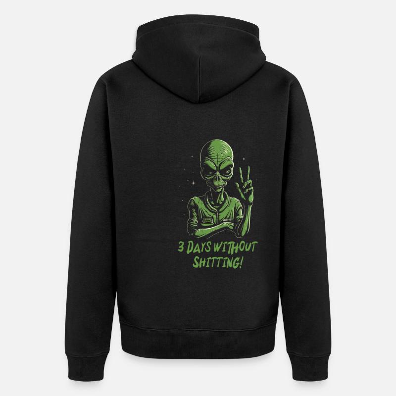Fête - Veste à capuche bio Premium Unisexe - noir