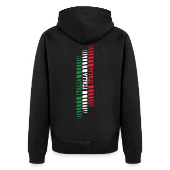 Italia Racing 03 - Veste à capuche bio Premium Unisexe - noir - Dos - Nico (187cm)
