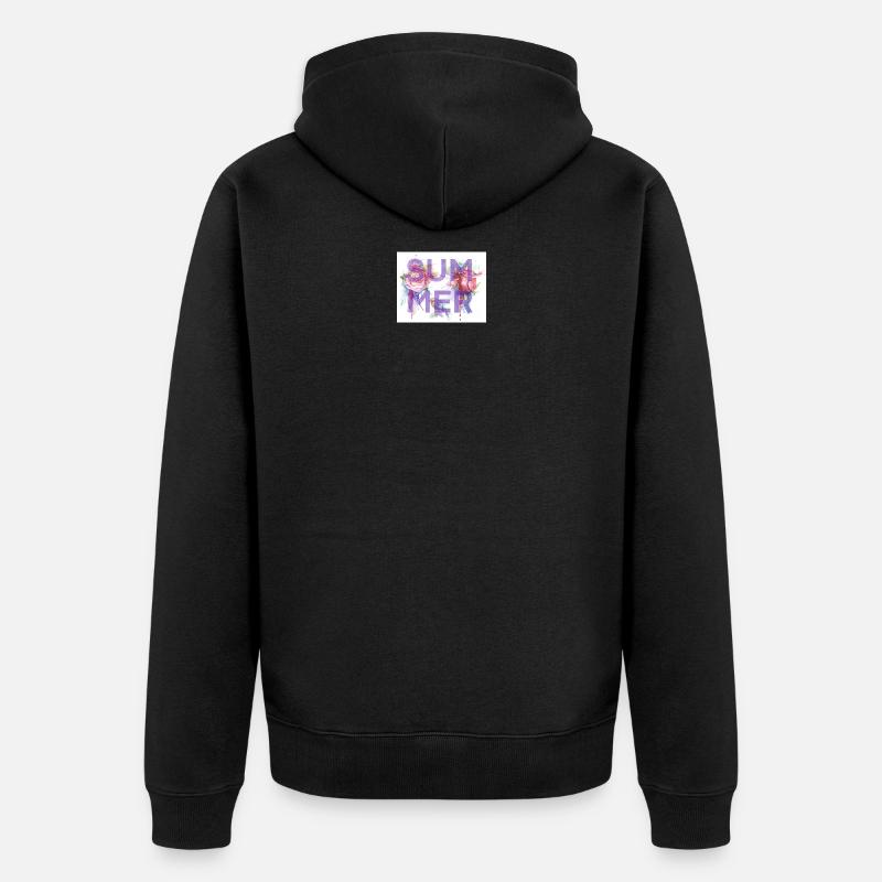 Endless Summer - Unisex Premium Bio Zip Hoodie - Schwarz