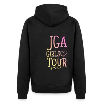 Jga Bachelorette Girls Tour - Veste à capuche bio Premium Unisexe - noir - Dos - Nico (187cm)