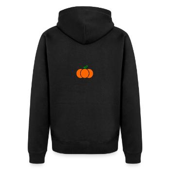 citrouille - Veste à capuche bio Premium Unisexe - noir - Dos - Nico (187cm)