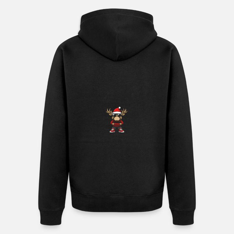 Orignal Noël Cool Noël - Veste à capuche bio Premium Unisexe - noir